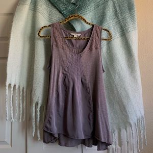 Purple Sleeveless Tunic